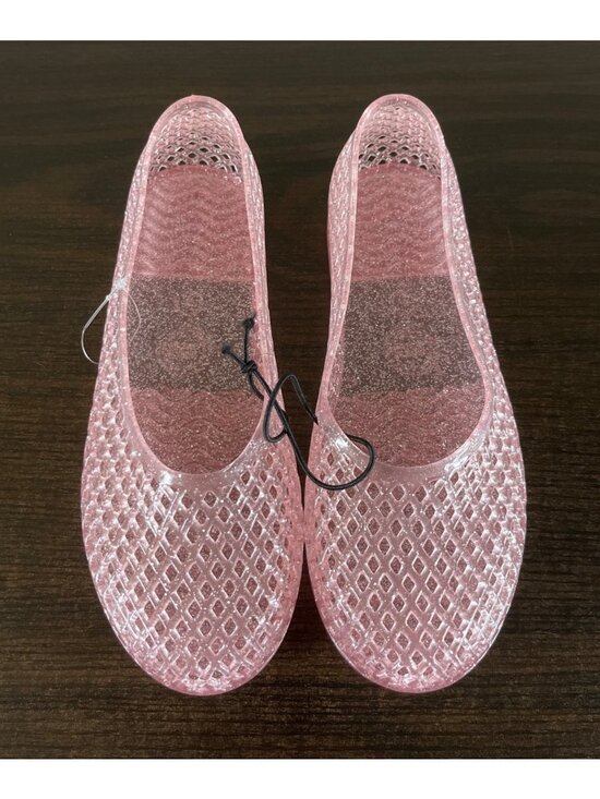 wonder nation Other - 3 For $6 NWOT Wonder Nation Girls Size 4 Jelly Ballet Flats Slip-On Glitter